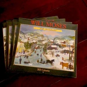Will Moses 2021 Folk Art Calendar. NWT.